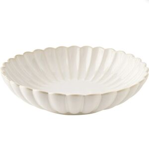 💕 2025 Pioneer Woman Colette Cream Scalloped 11 Inch Serving Bowl